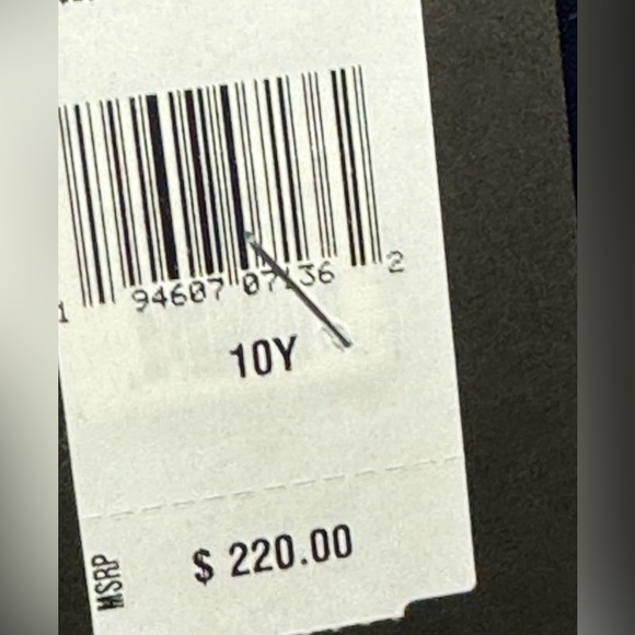 NWT Apparis Girls Billie Faux Fur Jacket Stand Collar Navy Blue - Picture 8 of 9